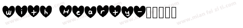 With Hearty字体转换